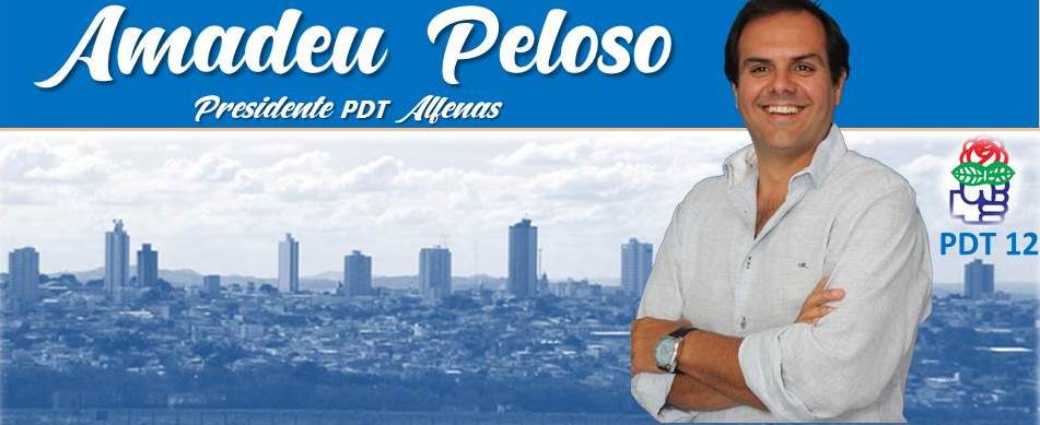 Alfenas:O prefeitável Amadeu Peloso é presidente do PDT