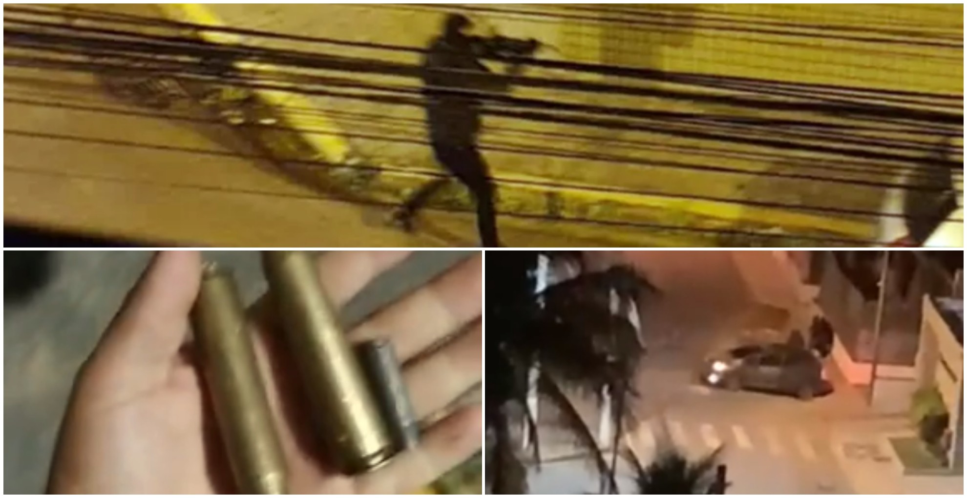 Moradores filmaram e colocaram nas redes sociais o assalto em Itajubá 