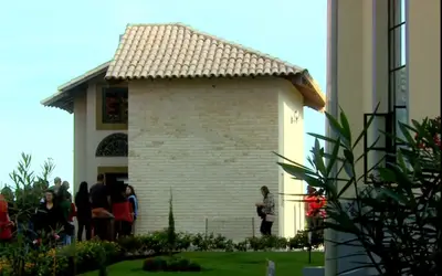 Santuário inaugurado no Sul de MG tem réplica da casa que Santa Rita viveu em Cássia, na Itália 