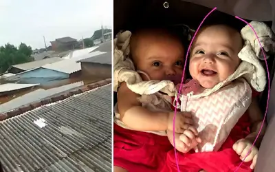 Mãe busca uma das filhas gêmea após barco virar: 'Gritava que eram 2 bebês'
